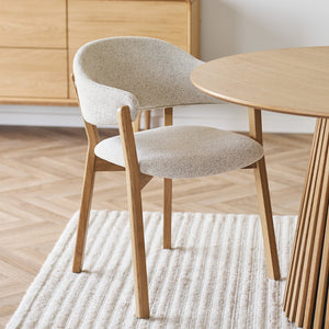 Matstol med ergonomisk komfort, stabil konstruktion