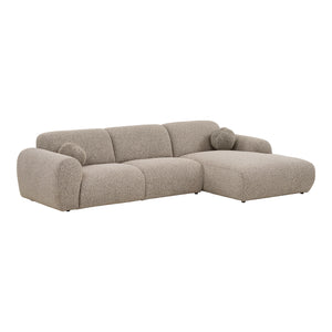 Clyde Lounge-soffa med 2 kuddar