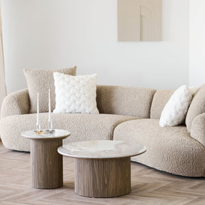 Athens Soffbord -  ø80x40 cm