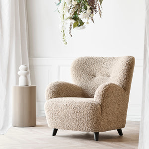 Lunaro Loungefåtölj – Ljusbrun