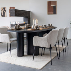 Melilla Matstol – Bouclé